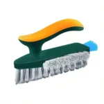 4-in-1 Grout & Corner Scrubber Brush with Scraper