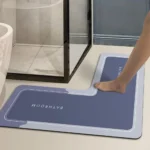L-Shaped Diatomaceous Earth Non-Slip Absorbent Mat
