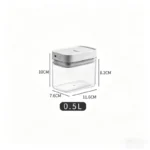Airtight Transparent Pasta & Grain Storage Container