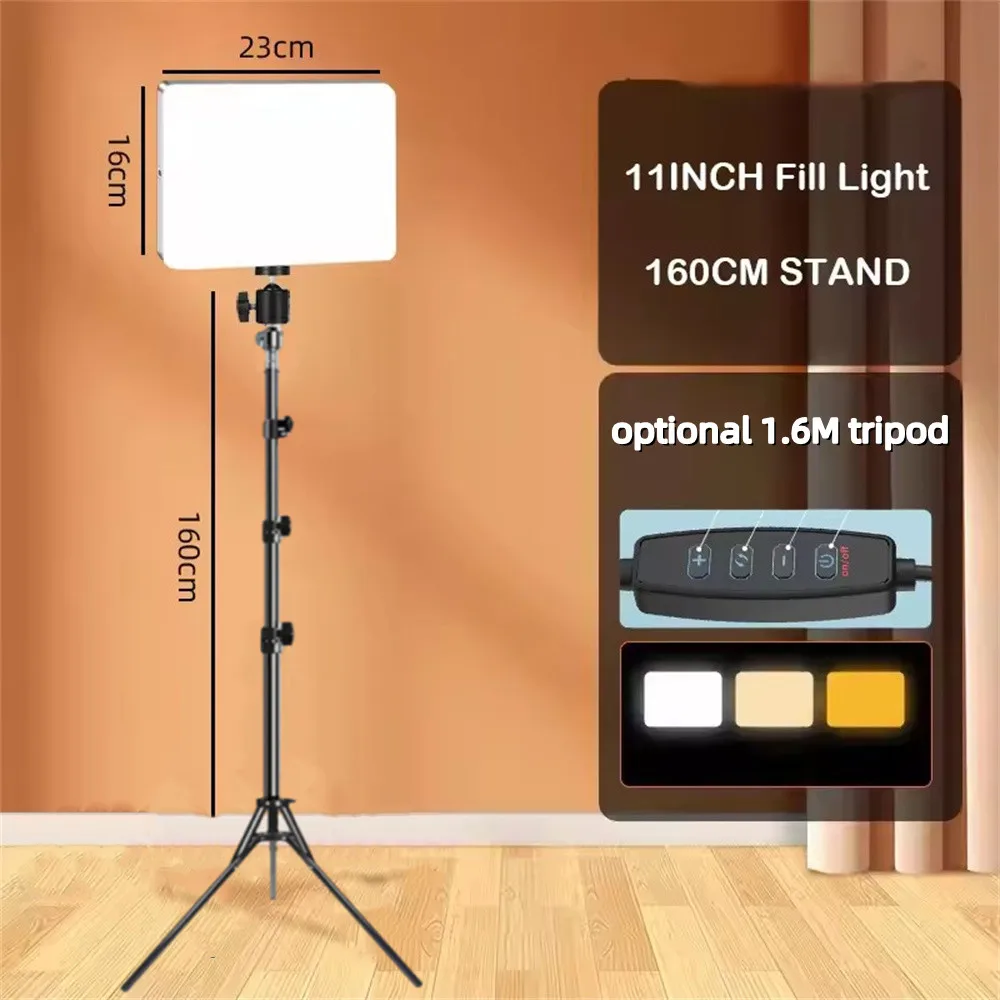 S98ca2327016f4c9fa494837d12a30513i.webp LED Video Light with Professional Tripod Stand & Remote Control - Image 1